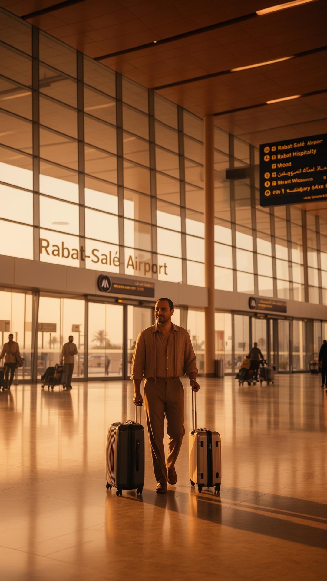 Heading to Rabat-Salé Airport